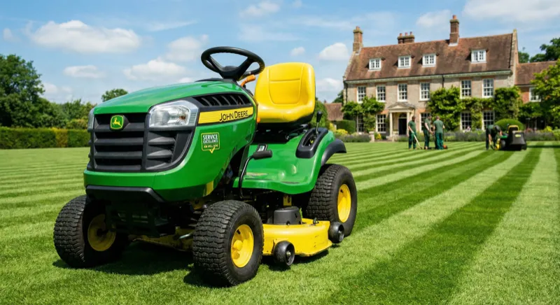 Garden machinery repair workshop