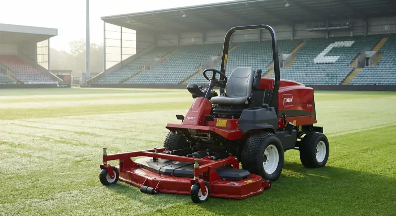 Cricket club sports ground mower fully serviced by PGT Repairs